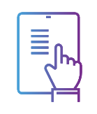 Finger pointing to acromegaly guide icon
